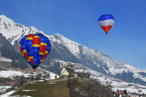 Aufstieg in die Alpen